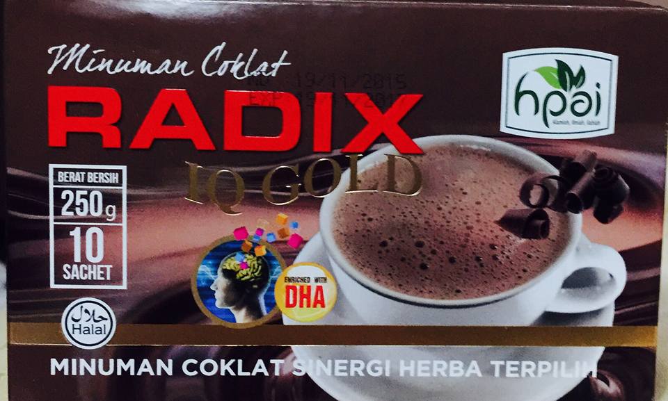 Jual Radix IQ Gold COKLAT